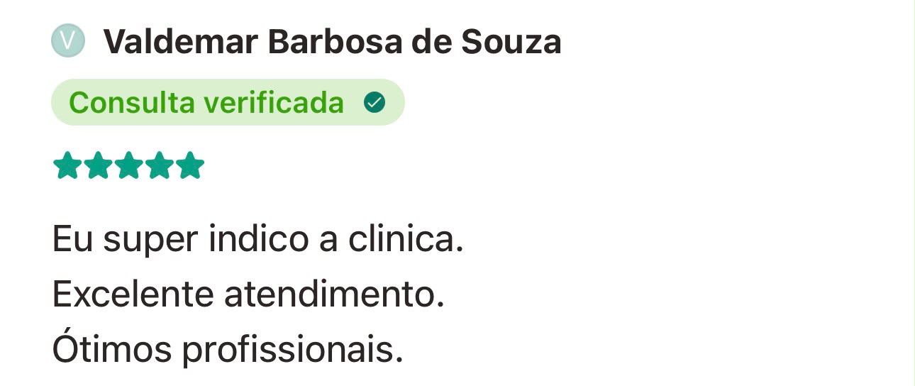 Depoimento de paciente sobre o Dr. Alan Antunes no Doctoralia